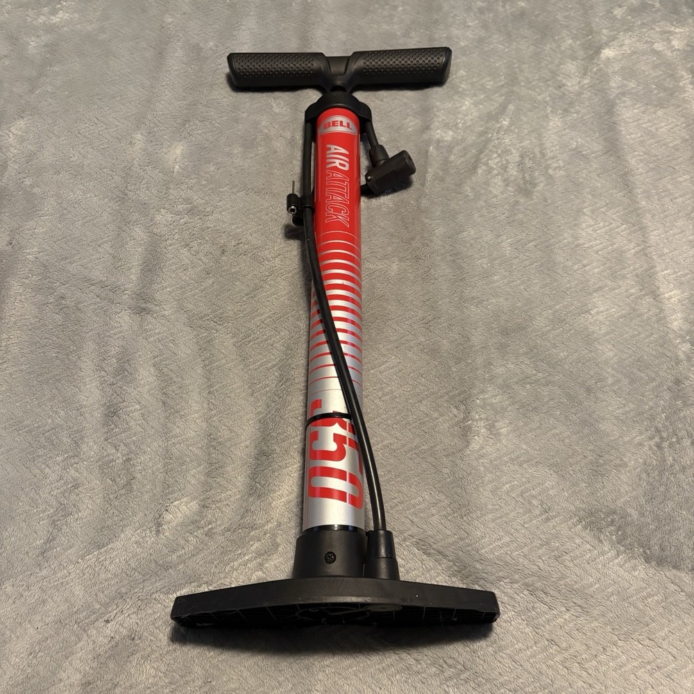 Bell Air Attack 350 Bicycle/Bike Floor Pump With Bonus Adaptor For Sports Ball